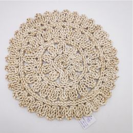 Hand-woven Floral Cushion Dining Table Insulation