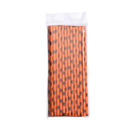 Halloween Party Paper Disposable Straw