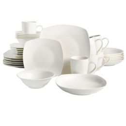 Liberty Hill 30-Piece Dinnerware Set, White