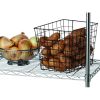 5 Tier Wire Shelf Unit, Chrome, 1750 lb Capacity