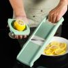 1 Set Kitchen Vegetable Cutting Artifact; Multifunctional Kitchen Grater; Stainless Steel Potato Slicer Shredder