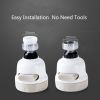 Kitchen Sink Faucet Sprayer 360Â° Rotating Water Tap Nozzle Filter Aerator Adjustable Faucet Head Pressurized Booster Attachment