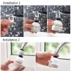 Kitchen Sink Faucet Sprayer 360Â° Rotating Water Tap Nozzle Filter Aerator Adjustable Faucet Head Pressurized Booster Attachment