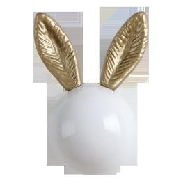 Cute Rabbit Handle Children's Room Closet Door Cupboard Drawer Modern Minimalist Ceramic Handle