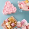 Ice Mold Ice Cube Maker Candy Bar Ice Pop Maker Ice Cream Kitchen Accessories Silicone Molds Popsicle Molds With Lid DIY Mould