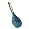 1pc New Multi-functional Large Filter Spoon Kitchen Long Handle With Clip Filter Spoon Household Dumpling Glutinous Rice Ball Colander