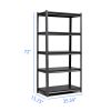 Heavy duty shelving made of high quality steel with reinforced structure